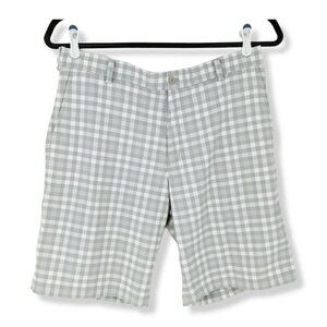 Nike Gray Plaid Men's Golf Shorts